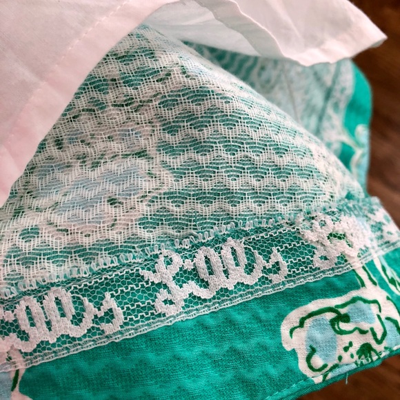 Lilly Pulitzer size 4 Parker dress Lagoon Birds and the Bees print - Picture 10 of 12